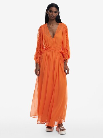 Robe Desigual en orange : devant