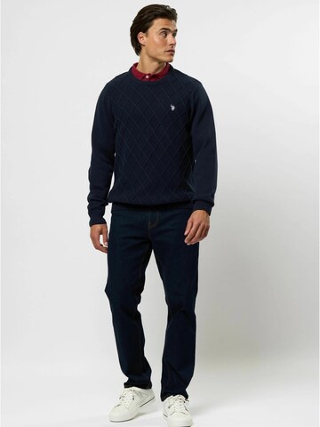 U.S. POLO ASSN. Trui 'Remy' in Blauw