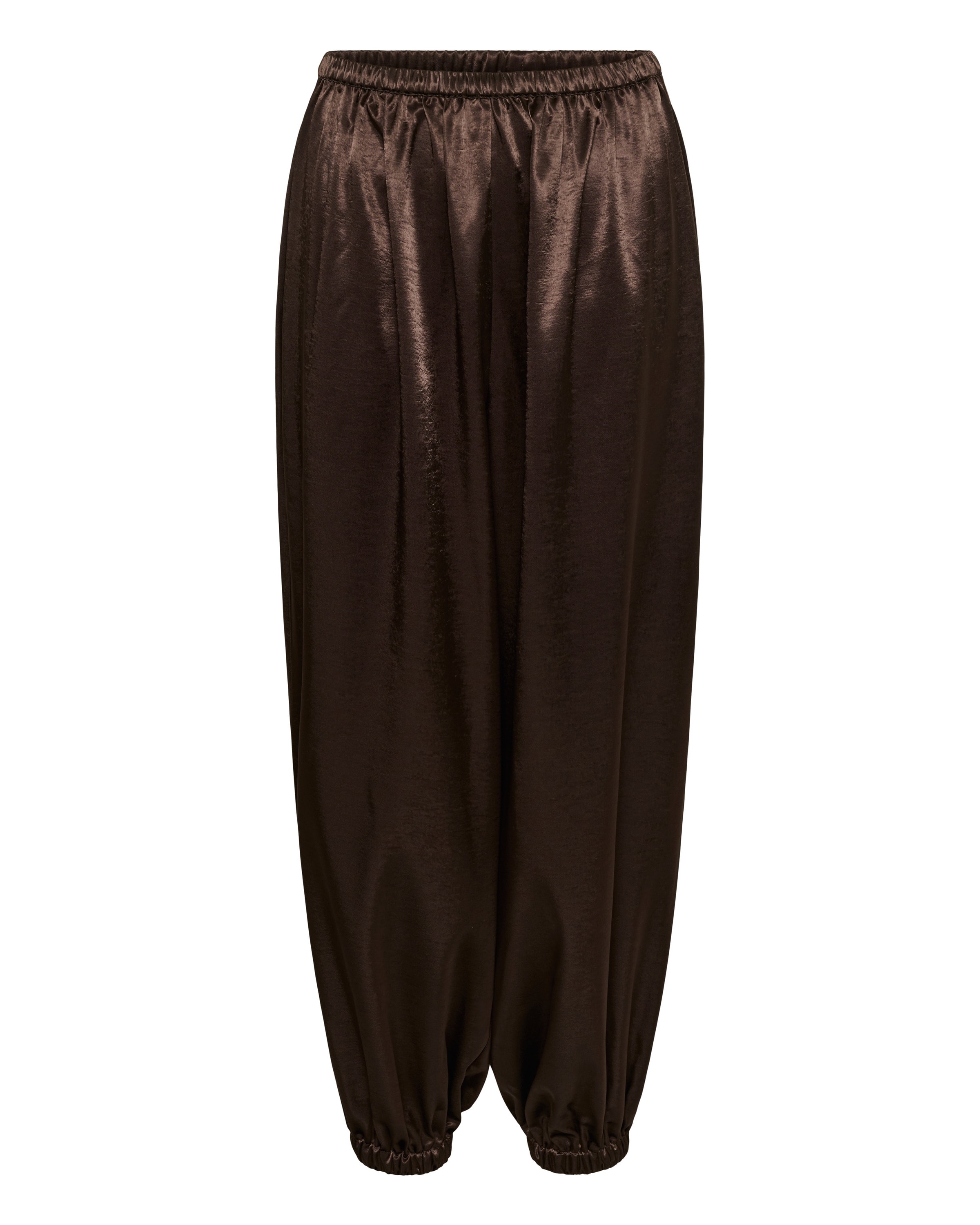 CULTURE - Loosefit Pantalón 'Pang' en marrón: frente