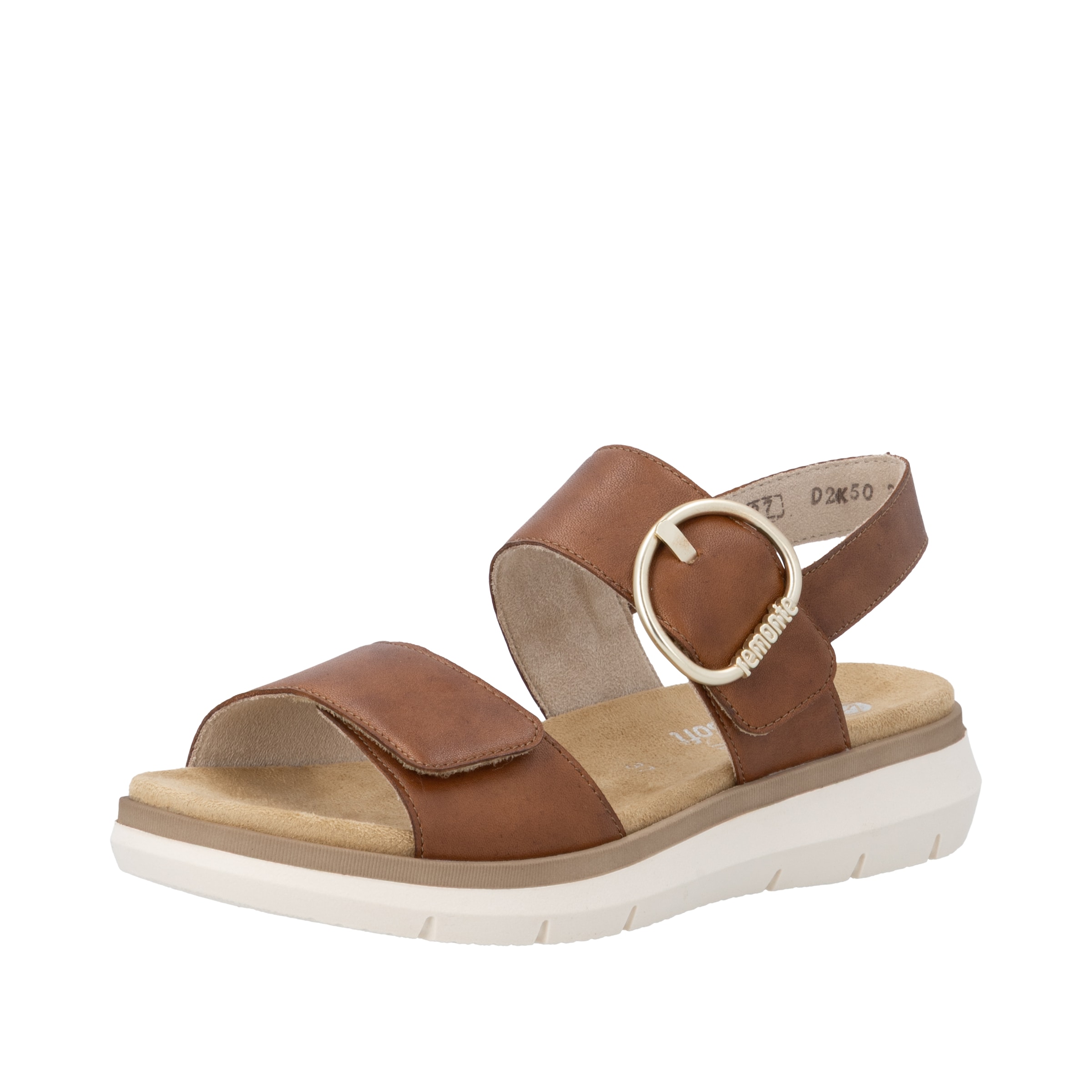 REMONTE Strap Sandals in Brown: front