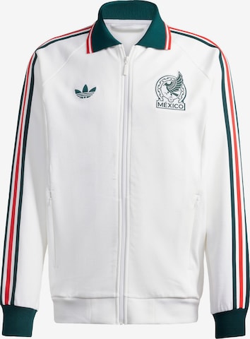 ADIDAS PERFORMANCE - Casaco de treino em moletão 'Mexico Away Anthem' em branco: frente
