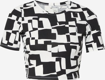 Monki Shirt in Wit: voorkant