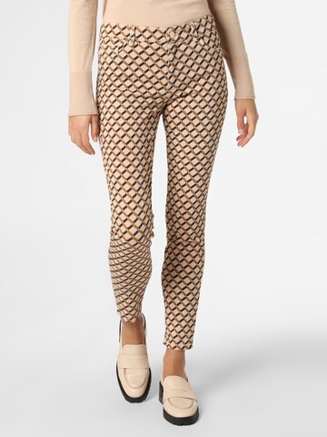 Marc Cain Slimfit Broek in Beige: voorkant