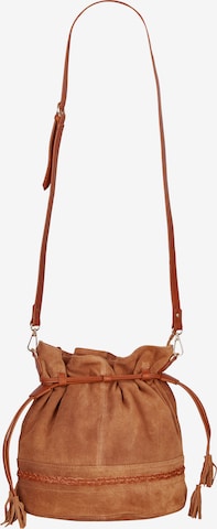 Curuba Pouch 'Sac' in Brown: front