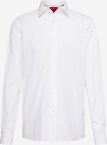 Coupe regular Chemise 'Valerio' HUGO en blanc : devant