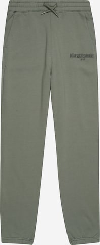 Abercrombie & Fitch Дънки Tapered Leg Панталон в зелено: отпред