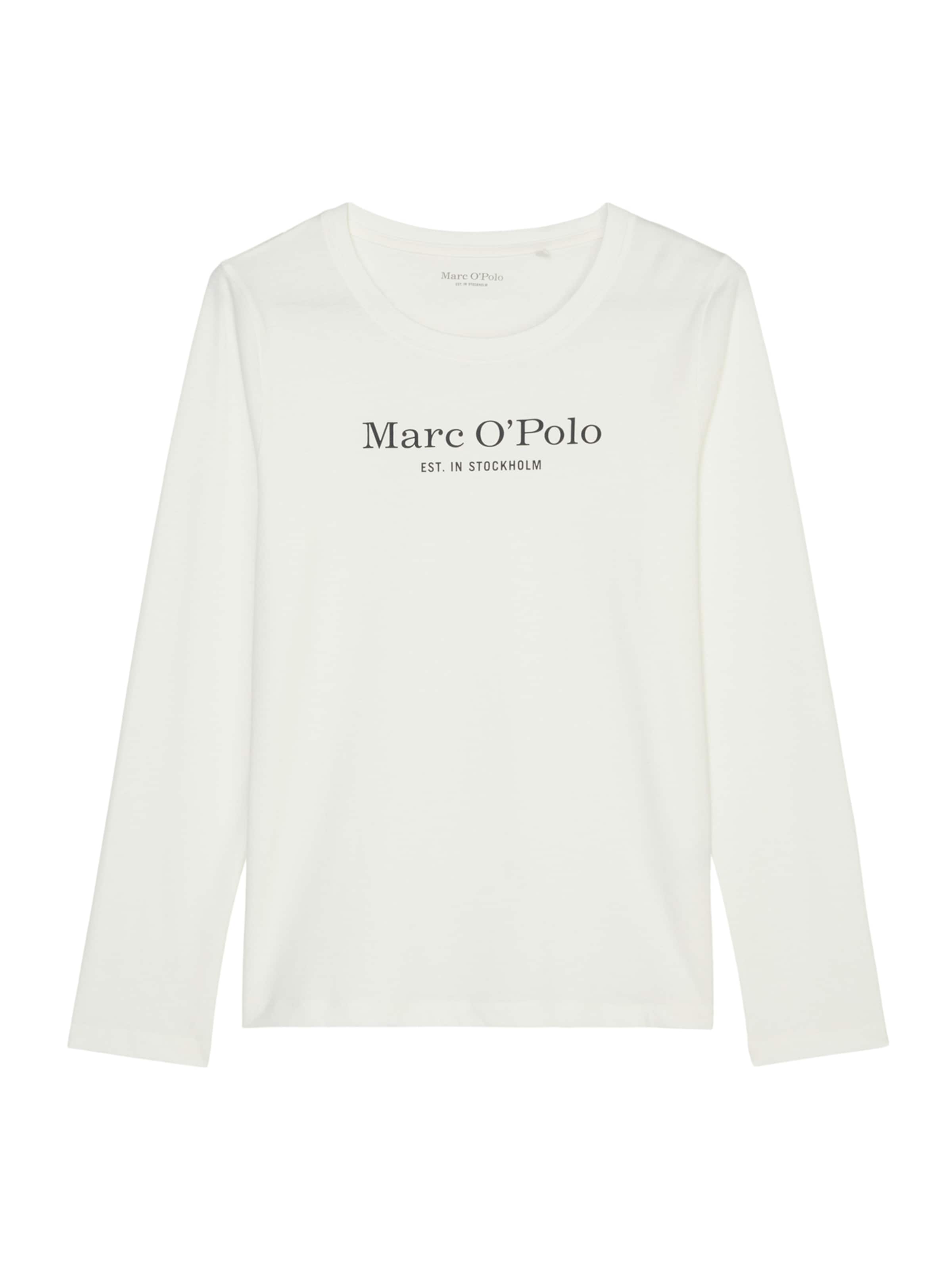 Marc O'Polo Shirt ' Mix & Match Cotton ' in Wit: voorkant