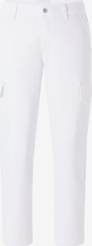 Angels Regular Cargo Jeans 'CICI CROP SLIT' in White: front
