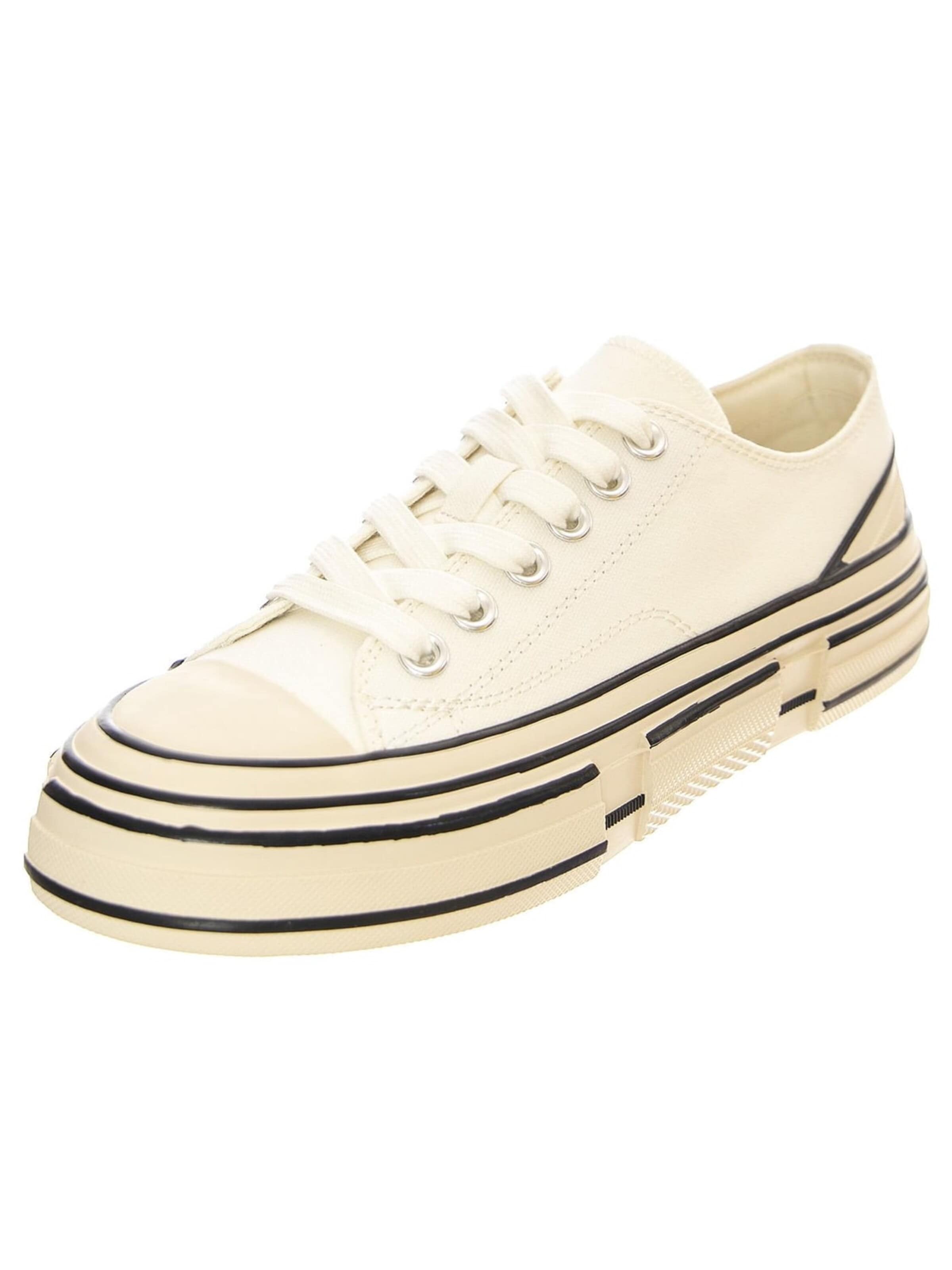 Jeffrey Campbell Sportslig snøresko 'JC Play Endorphin-H Canvas White Shoes' i hvid: forside