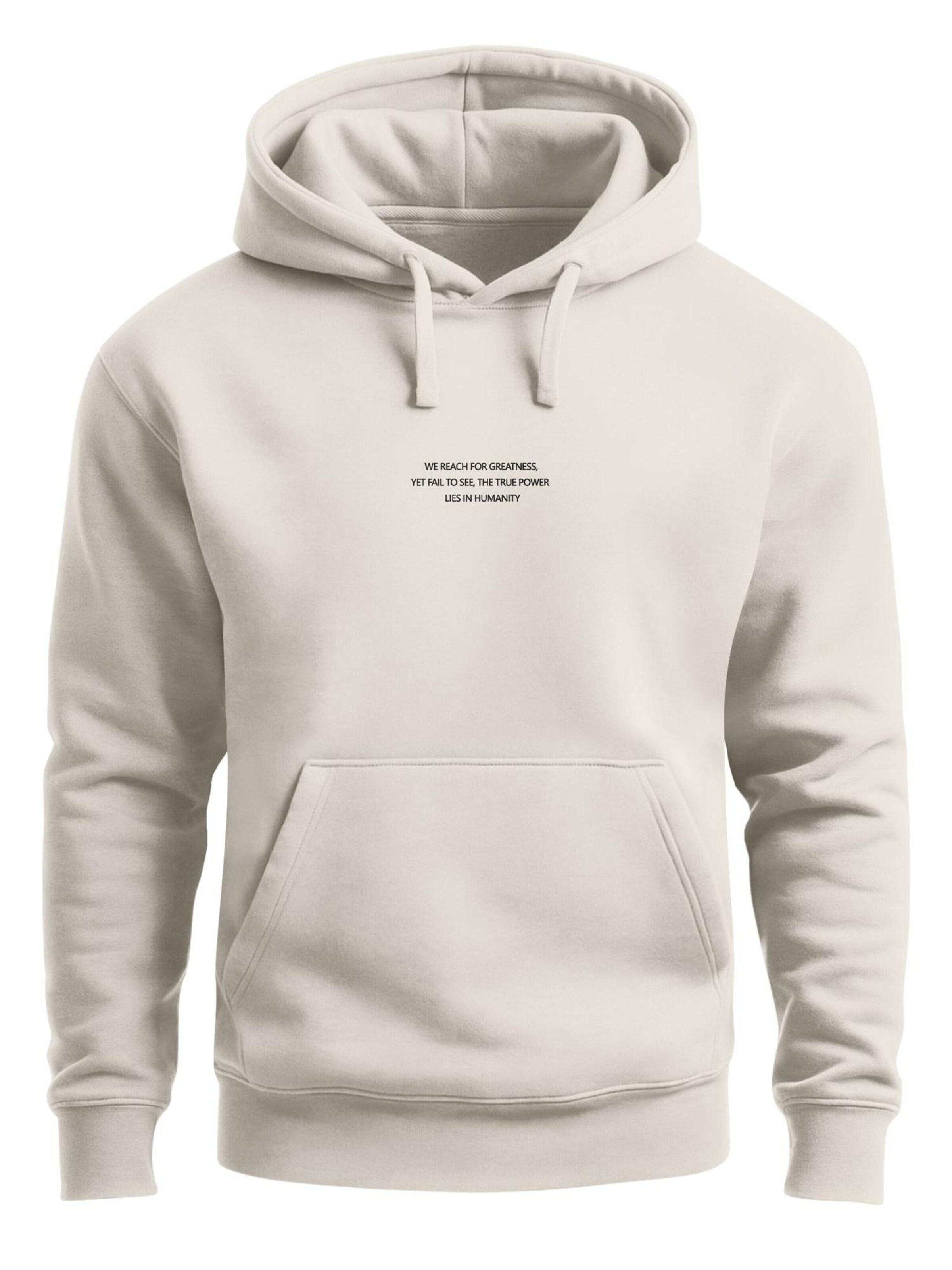Neverless Sweatshirt 'Hands'‌ in Beige: Vorderseite
