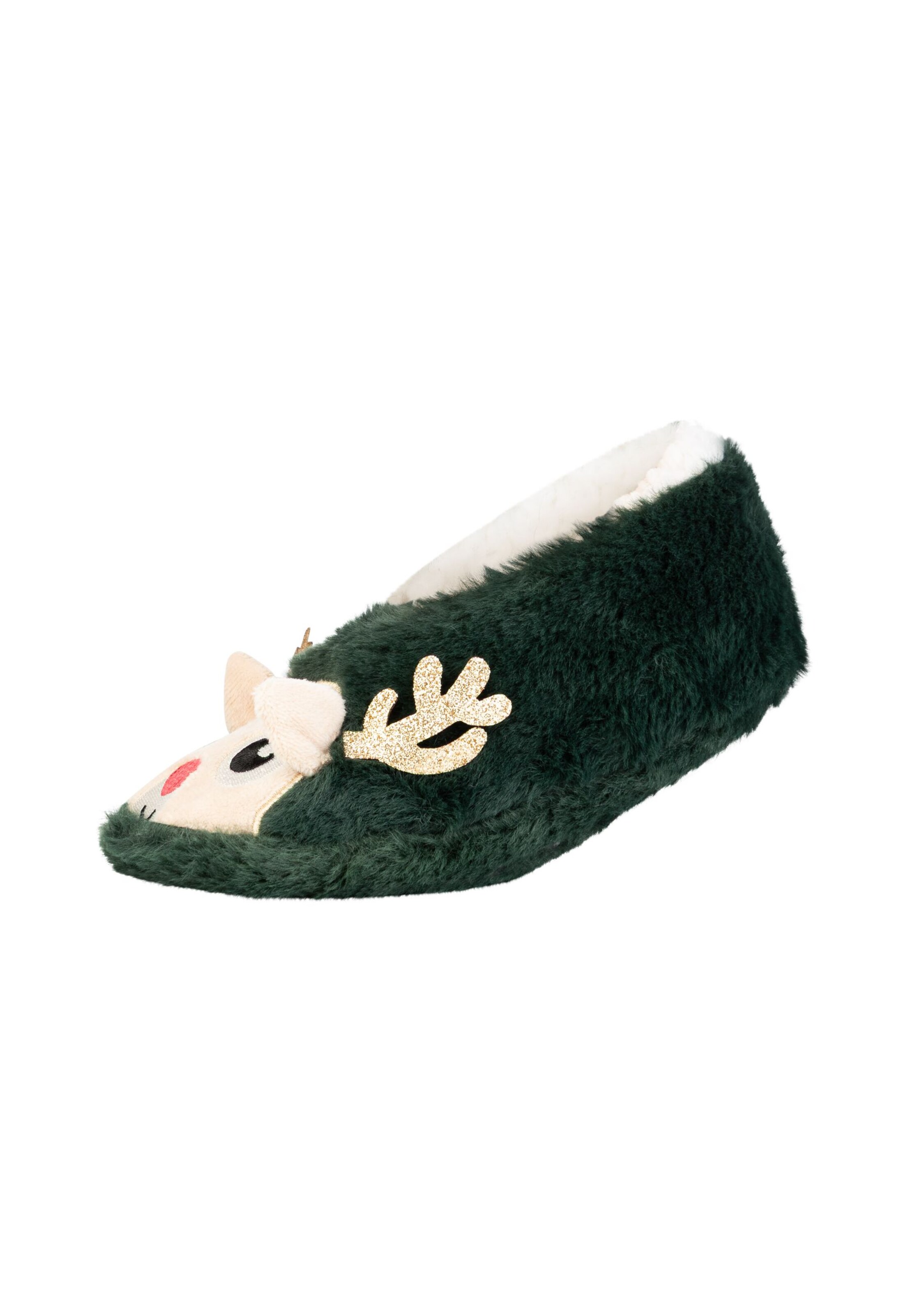 s.Oliver Huisschoenen in Groen: zijkant