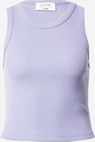 ABOUT YOU x Iconic by Tatiana Kucharova Top 'Sarah' in Purple: front