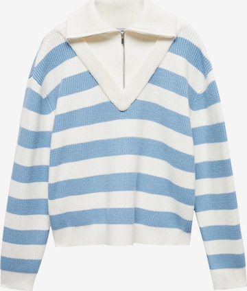 MANGO Sweater 'EMPIRE' in Blue: front