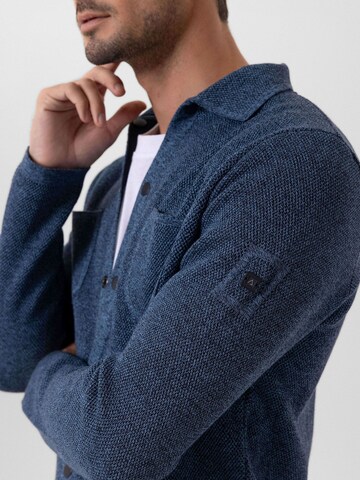 Jacey Quinn Knit cardigan 'Erick' in Blue