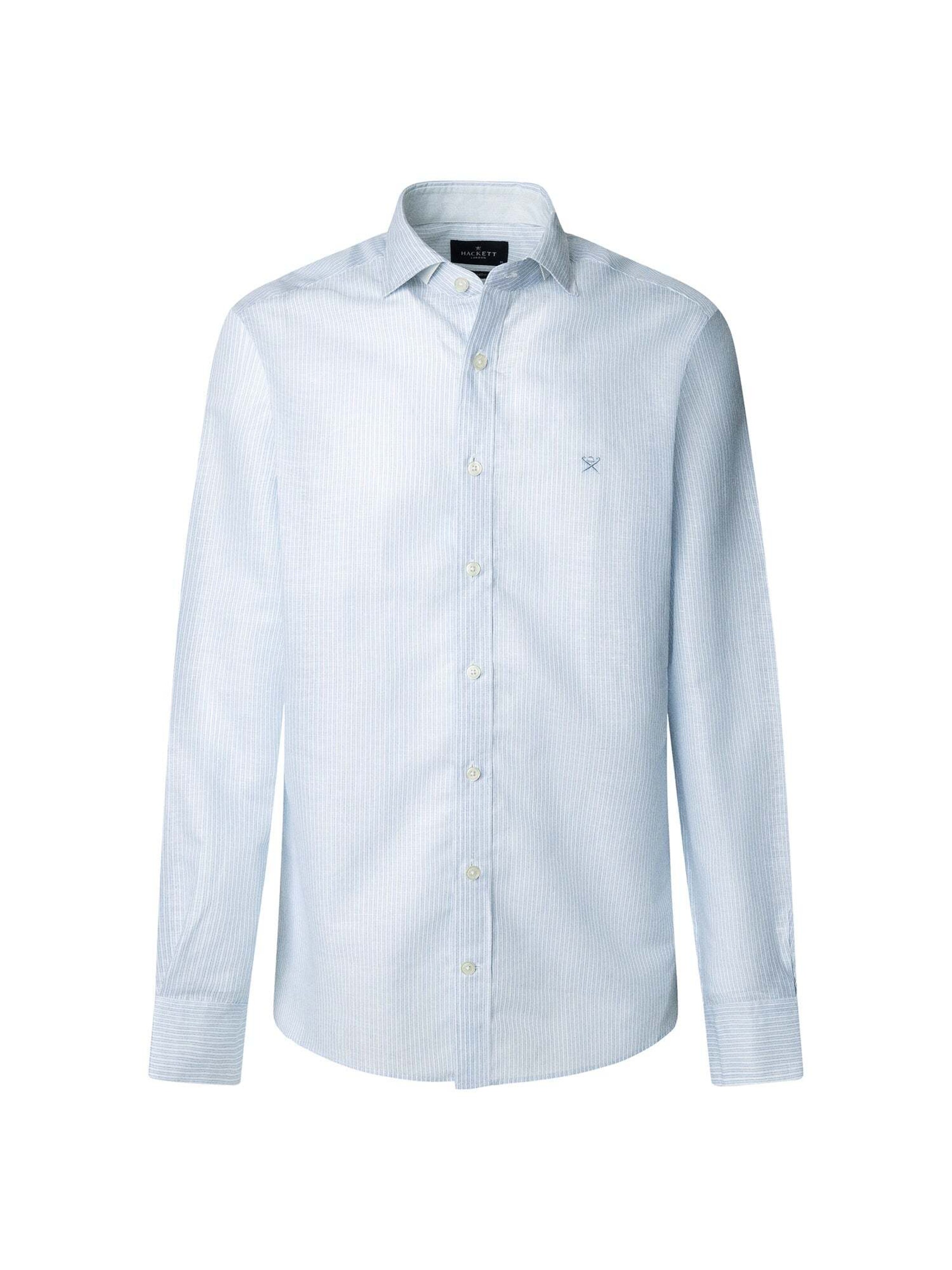 Hackett London Regular Fit Hemd in Blau: Vorderseite