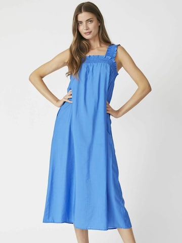Robe co'couture en bleu : devant