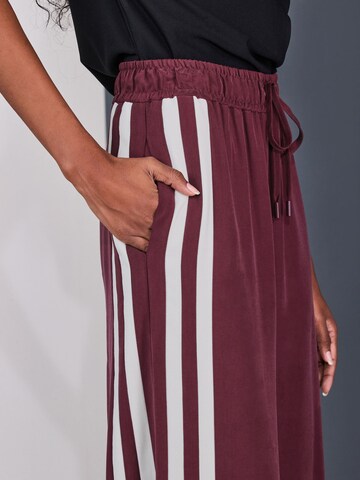 Next Wide Leg Hose in Rot