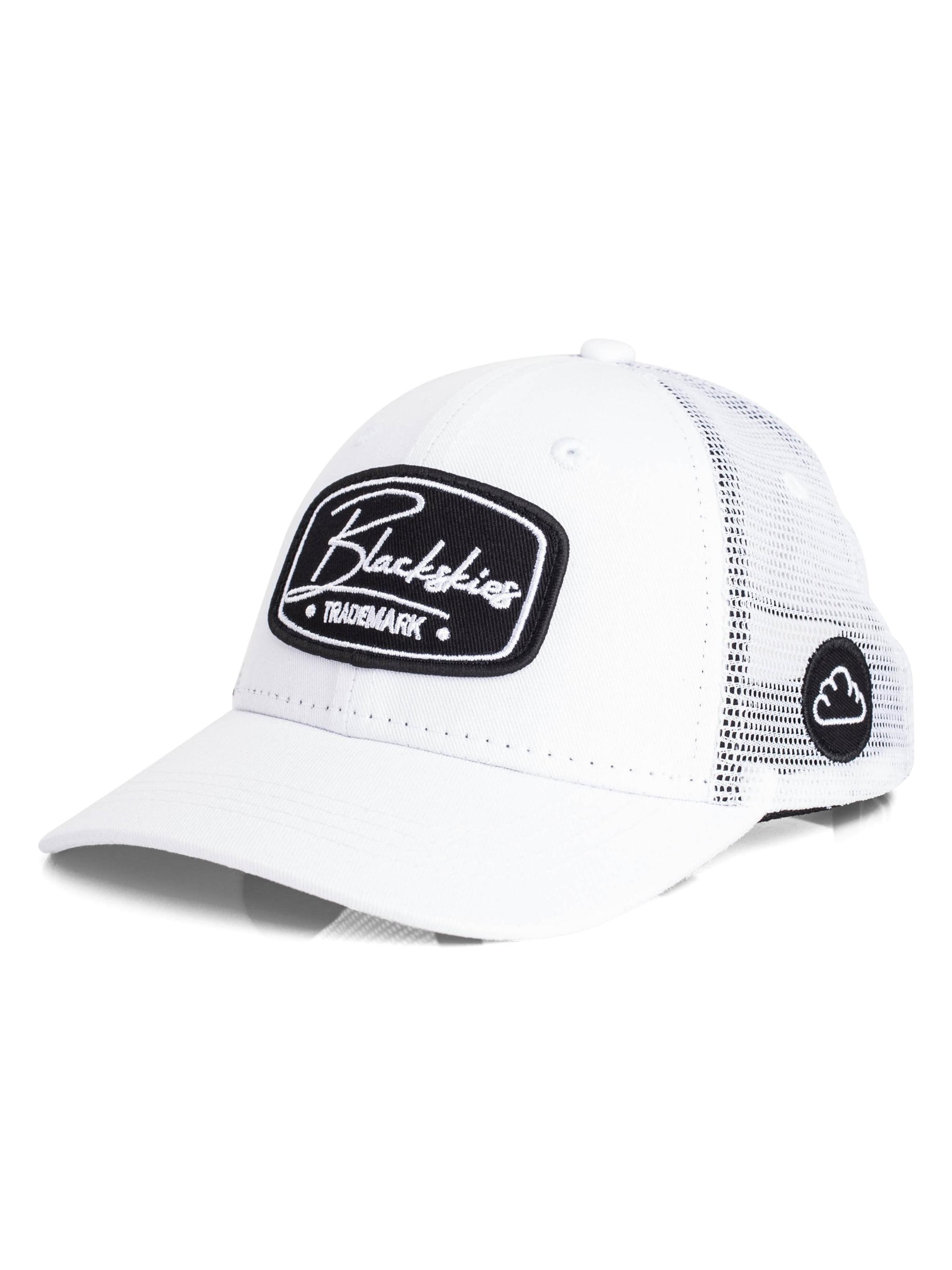 Blackskies Cap 'Race Baseball Cap Kids White'‌‌‌‌‌‌‌ in Weiß: Vorderseite