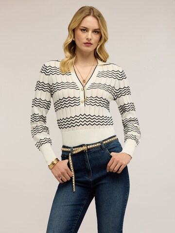 MOTIVI - Jersey en beige