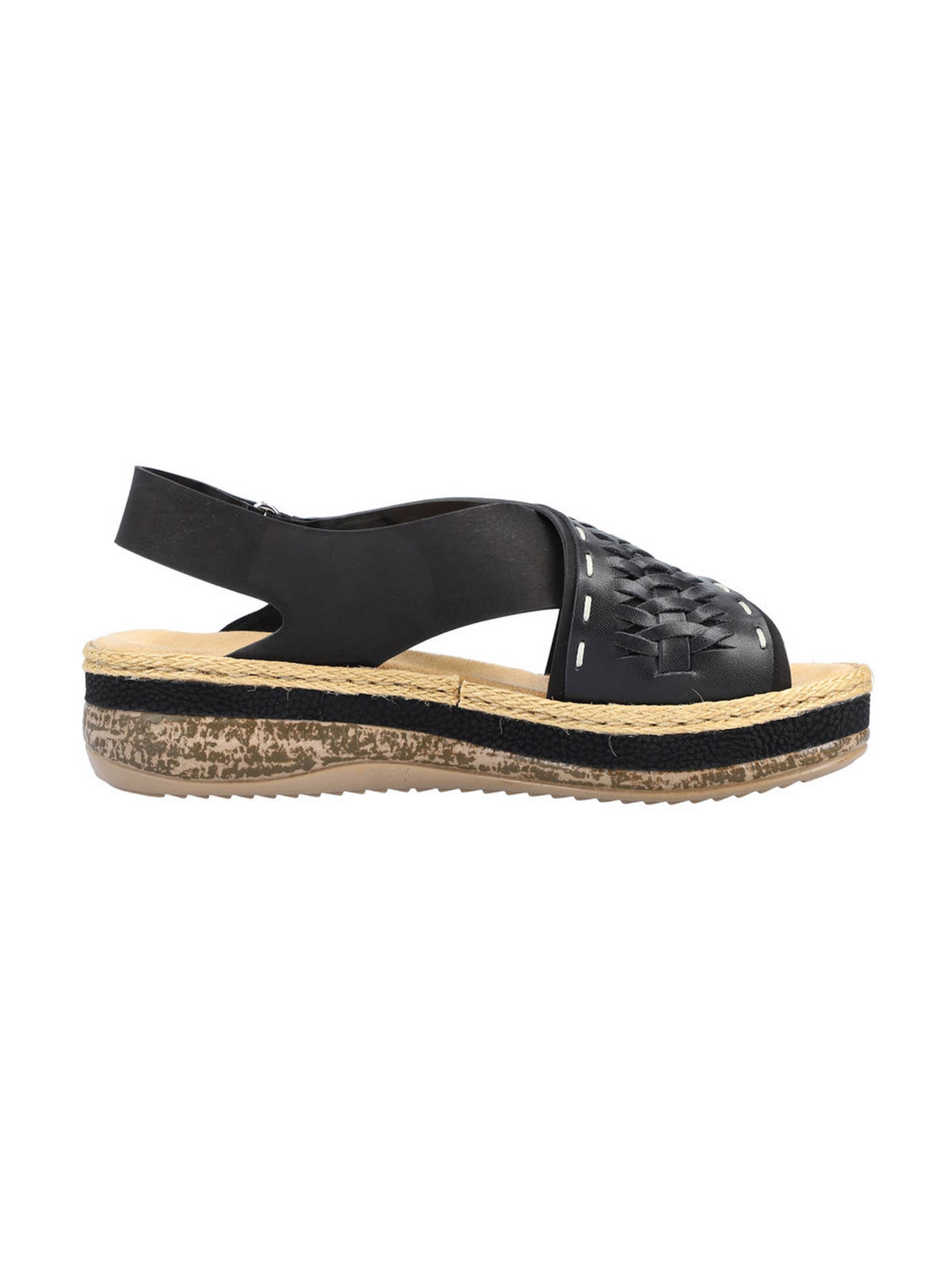 Rieker Sandale in Schwarz
