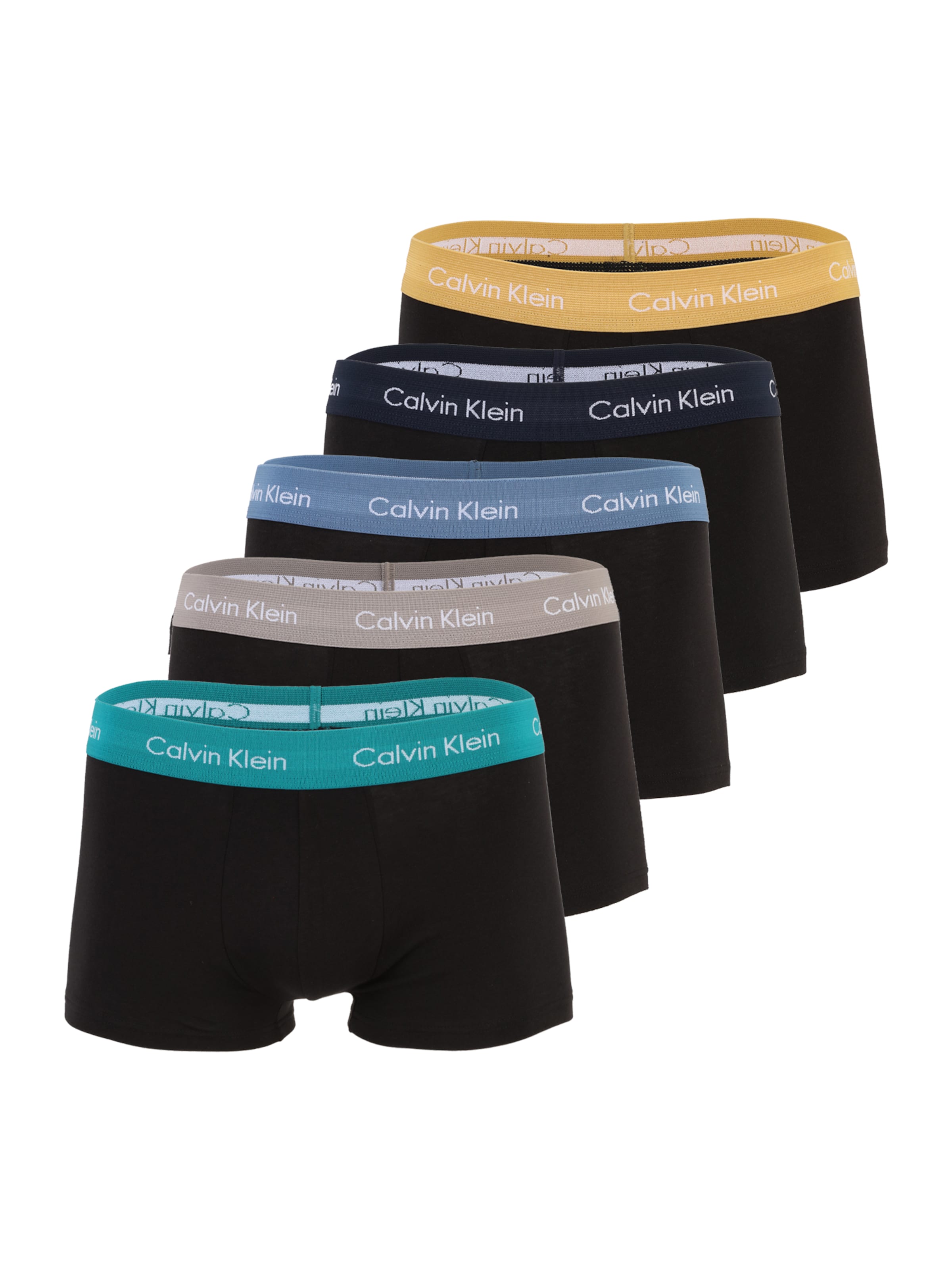 Boxeri de la Calvin Klein Underwear pe negru: față