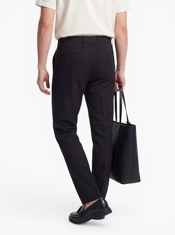 JACK & JONES Slimfit Hlače na rob 'JPRSOLARIS' | črna barva