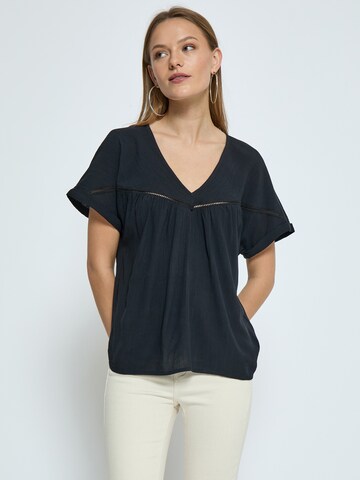 DESIRES Blouse 'Aggi' in Zwart: voorkant