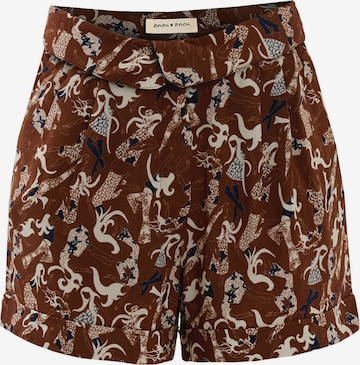 Anou Anouregular Hlače - smeđa boja: prednji dio