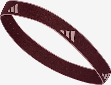 ADIDAS PERFORMANCE Sporthoofdband in Bruin: voorkant