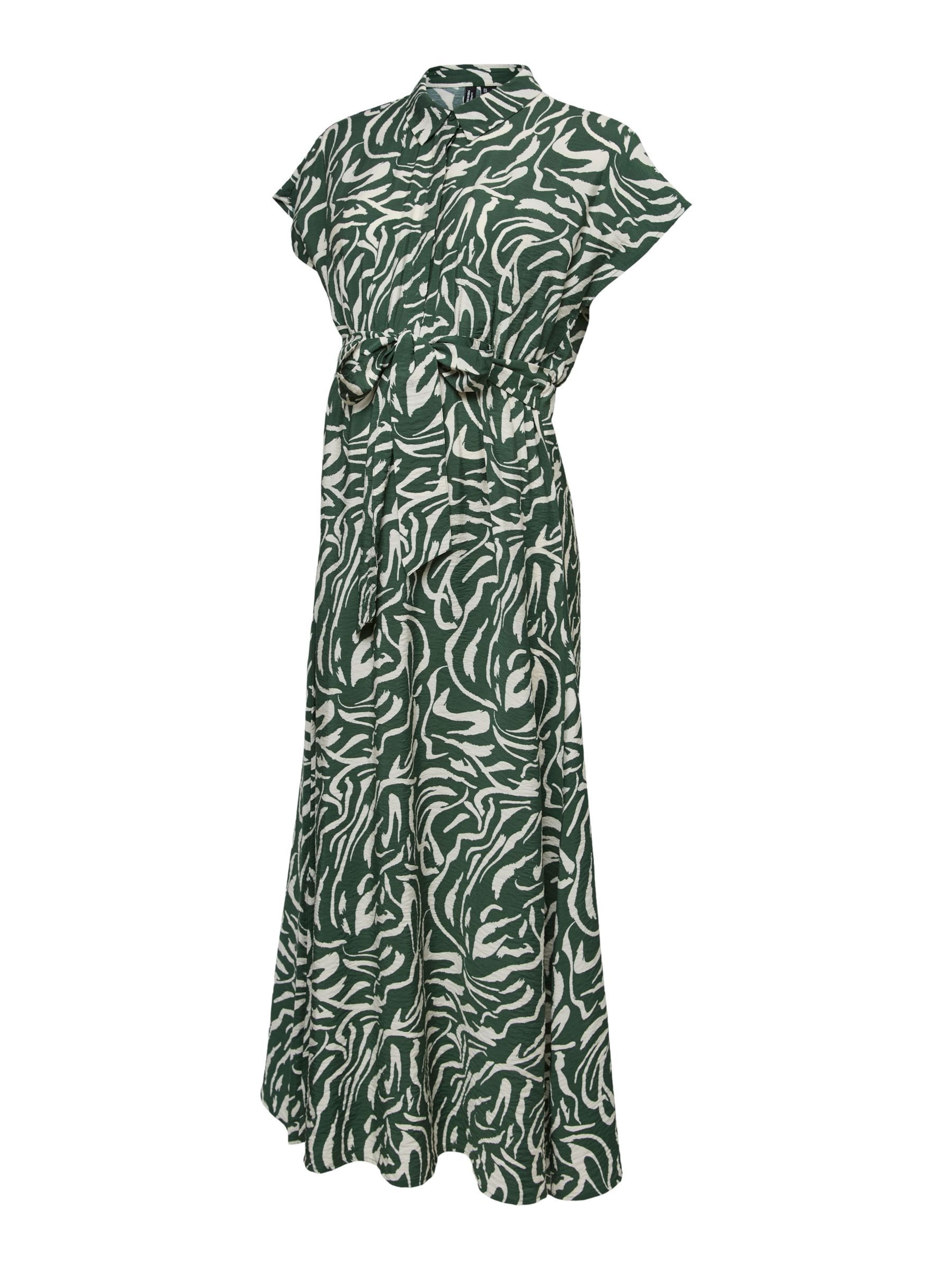 Vero Moda Maternity - Vestido camisero 'VMMJosie' en verde: frente