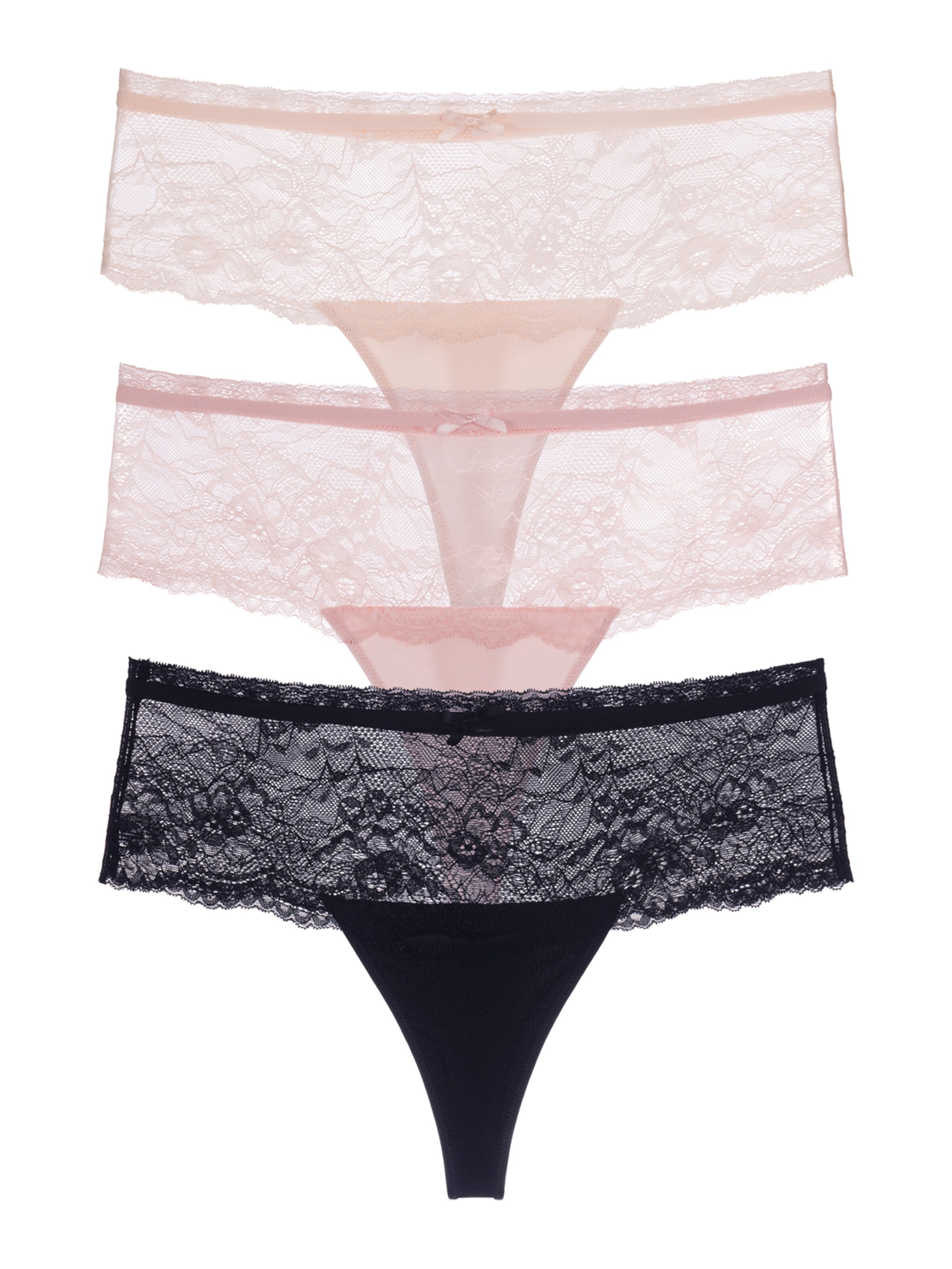 String in XS Dorina di colore rosa / cipria / nero, Visualizzazione prodotti