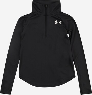 UNDER ARMOUR Sportsweatshirt in Schwarz: predná strana