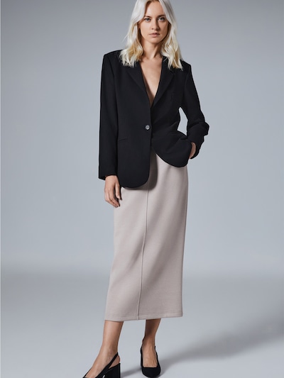 Sacou 'Capsule' 4TAILORS pe negru, Vizualizare produs