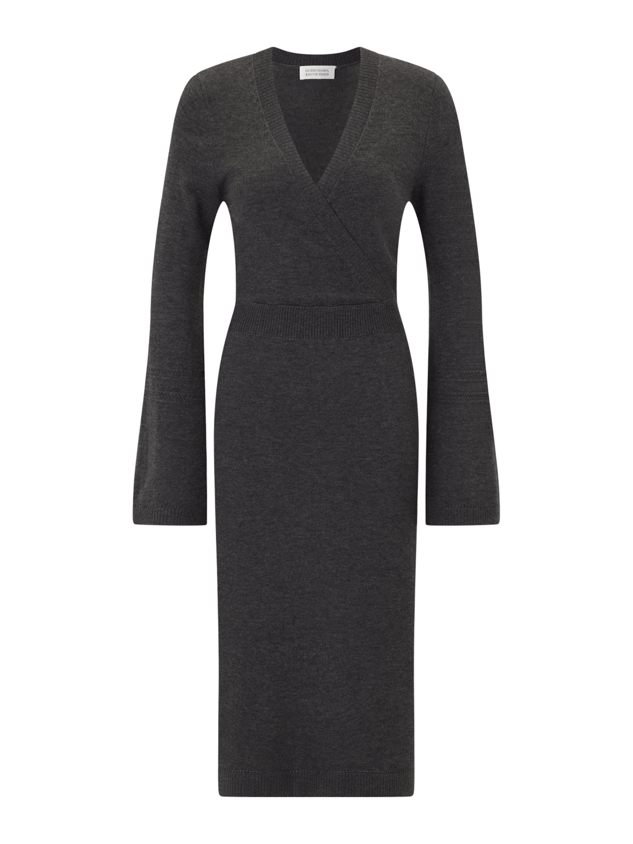 Rochie tricotat 'Elin' de la Guido Maria Kretschmer Women pe gri: față