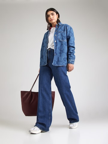 Lee Wide leg Jeans 'STELLA' in Blue