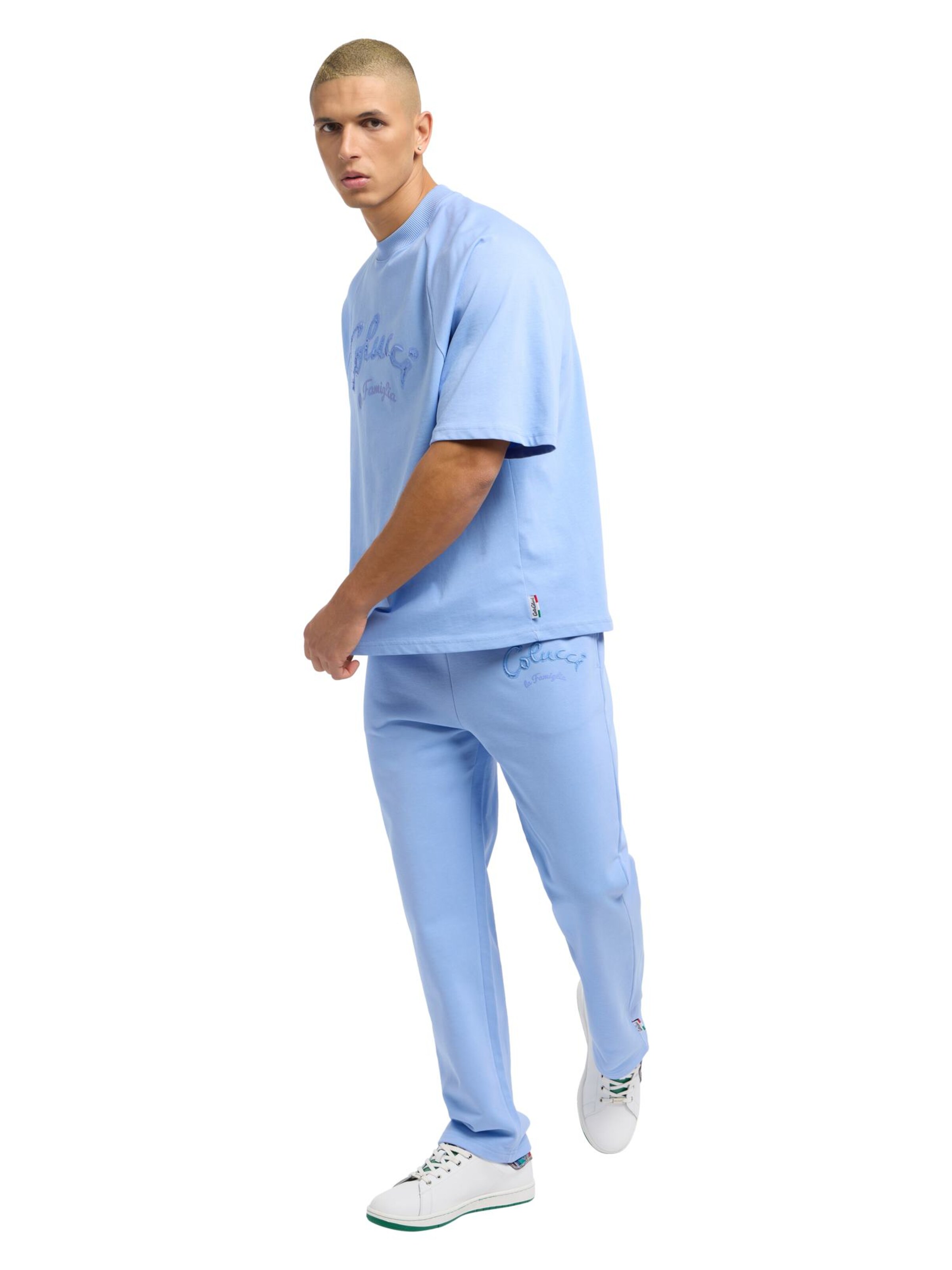 T-Shirt 'Donevski' Carlo Colucci en bleu