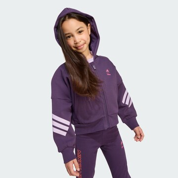 ADIDAS SPORTSWEAR Sports sweat jacket 'Disney Minnie Mouse' in Purple