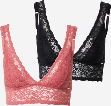 Triangolo Reggiseno 'LANA' di Dorina in arancione: frontale