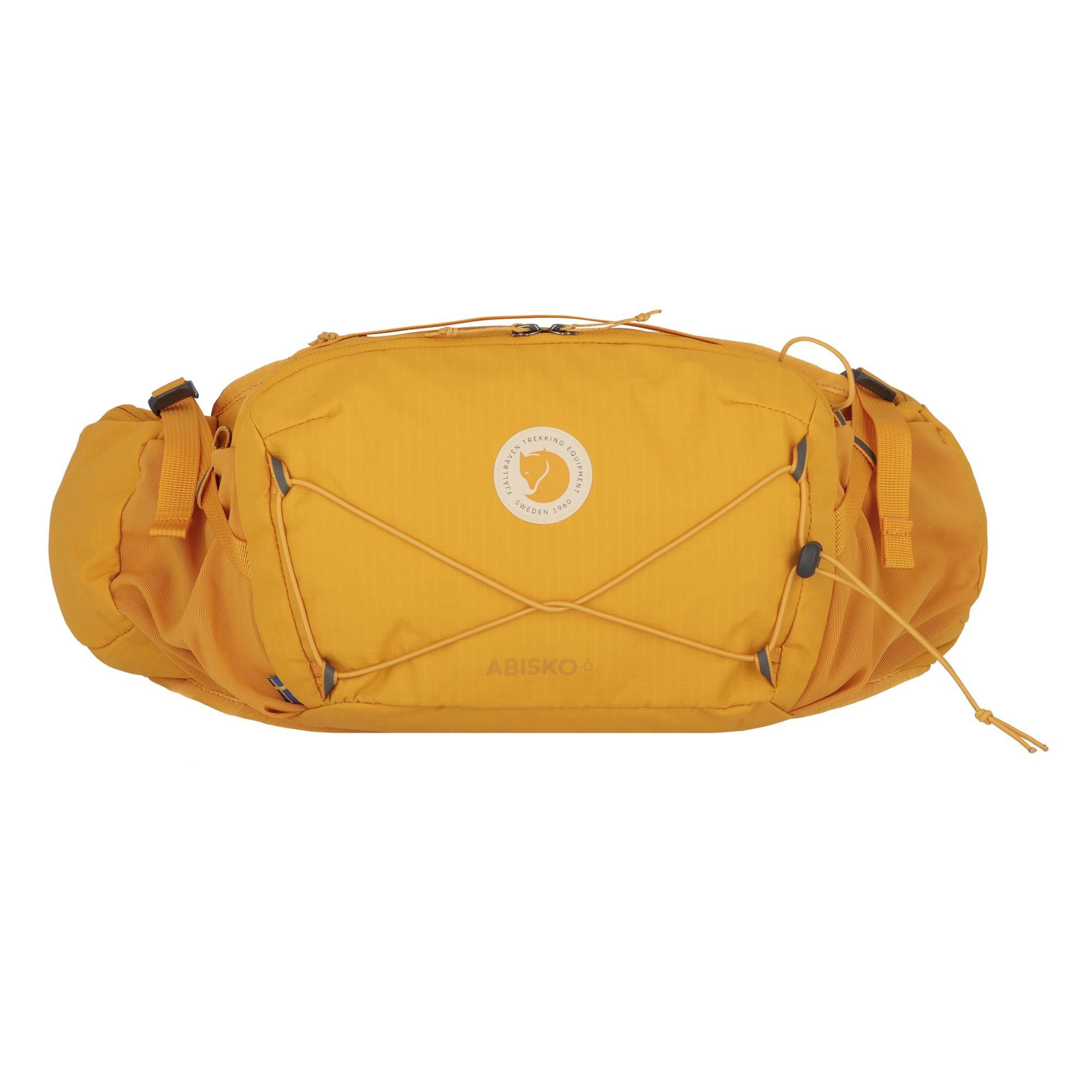 Marsupio 'Abisko' di Fjällräven in giallo: frontale
