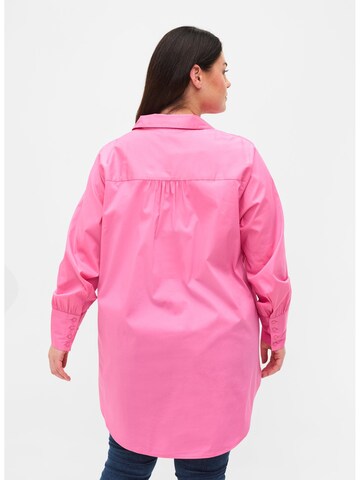 Zizzi Bluse 'Cajosie' in Pink