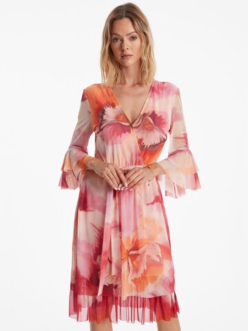 Ana Alcazar Jurk 'Ziana' in Roze: voorkant