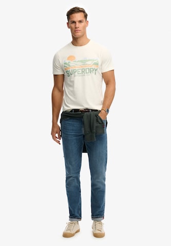 T-Shirt Superdry & Co en blanc