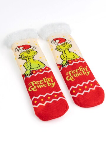 The Grinch Socken 'Hüttensocken Feelin Grinchy'‌‌‌‌‌‌‌‌ in Mischfarben