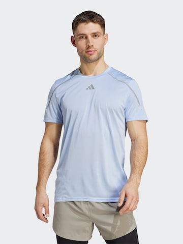 T-Shirt fonctionnel 'Confident Engineered' ADIDAS PERFORMANCE en bleu : devant