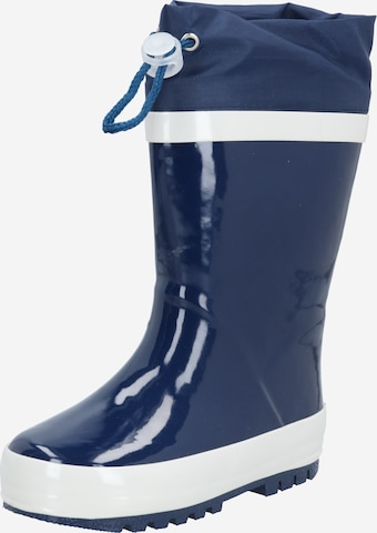 PLAYSHOES Rubber Boots in Blue: front