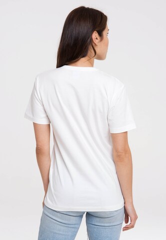 LOGOSHIRT Shirt 'Hobbit - Poster' in Wit