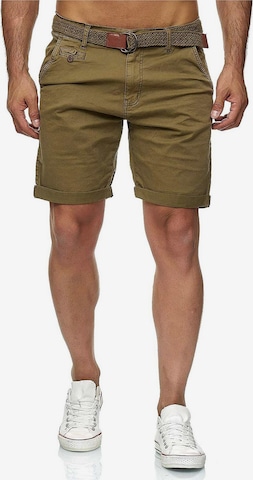 INDICODE Hose 'Indicode Conor' in Grün: Vorderseite