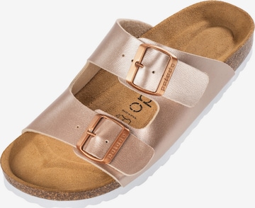 Palado Sandale 'Palado Korfu Metallic' in Beige: Vorderseite