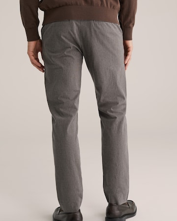 WE Fashion Regularen Chino hlače | rjava barva