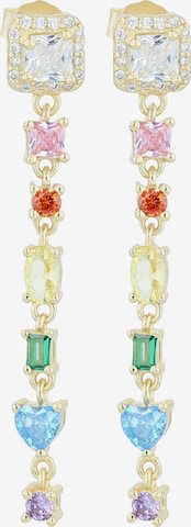 Akzent Earrings '"Mina" aus 925 Sterlingsilber, rhodiniert, langlebig' in Gold: front